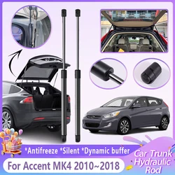 Car Trunk Hydraulic Rod For Hyundai Accent Hatchback 2010~2018 MK4 i25 Accent Verna Tailgate Support Strut Shock Bar Accessories
