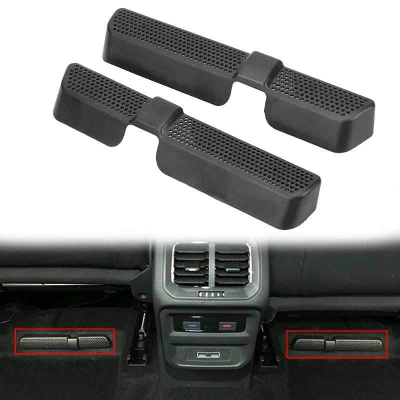 Protector Cover 2Pcs/Set Under Seat Air Conditioner Duct Outlet Covers Car Air Vent Cover 2