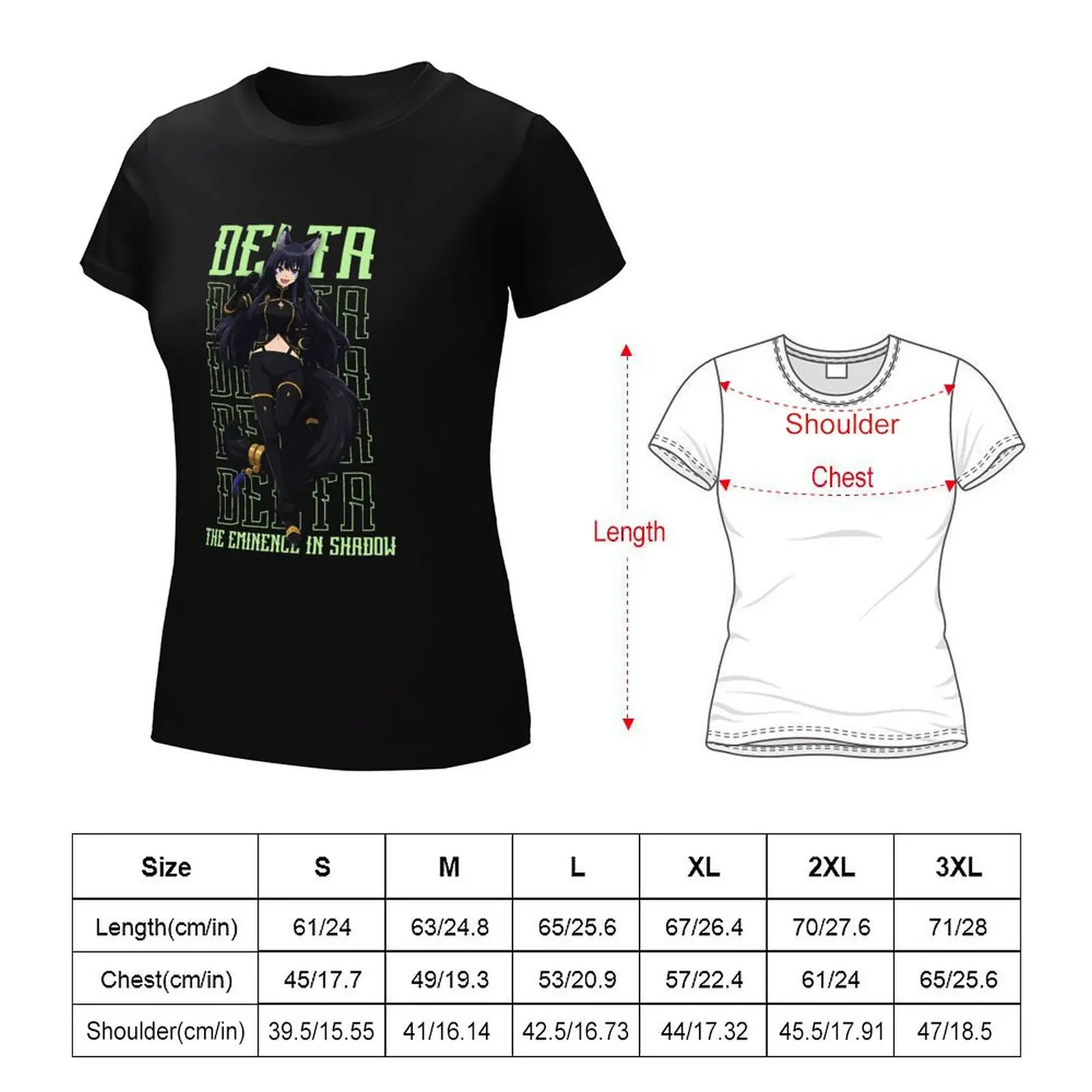 Delta Shadow T-shirt shirts graphic tees summer clothes t-shirts for Women loose fit