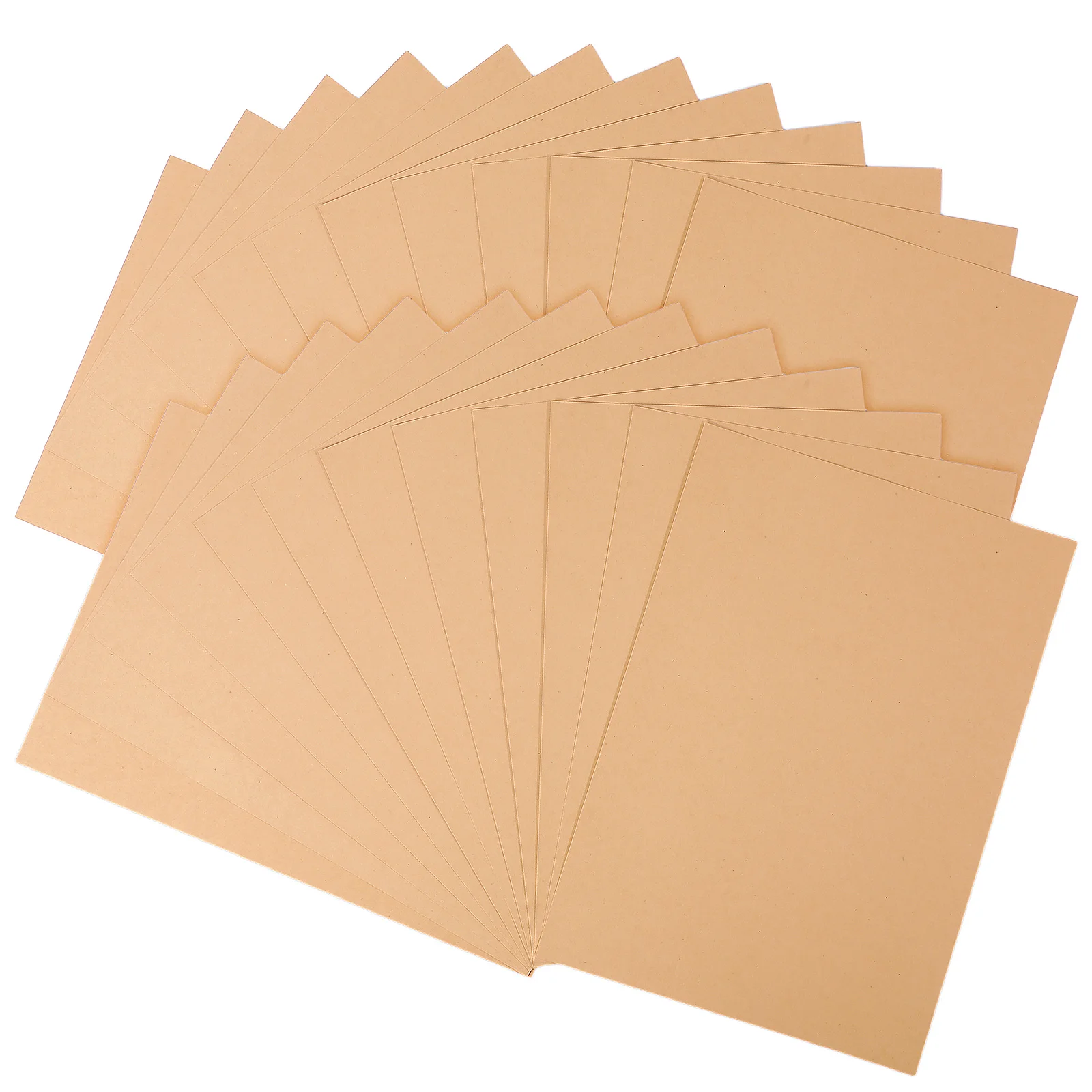 

100 Pcs Kraft Cardstock Invitation Paper Heavy Duty Blank Vintage for Printer Scrapbook Papers Scrapbooking Fold Decorative