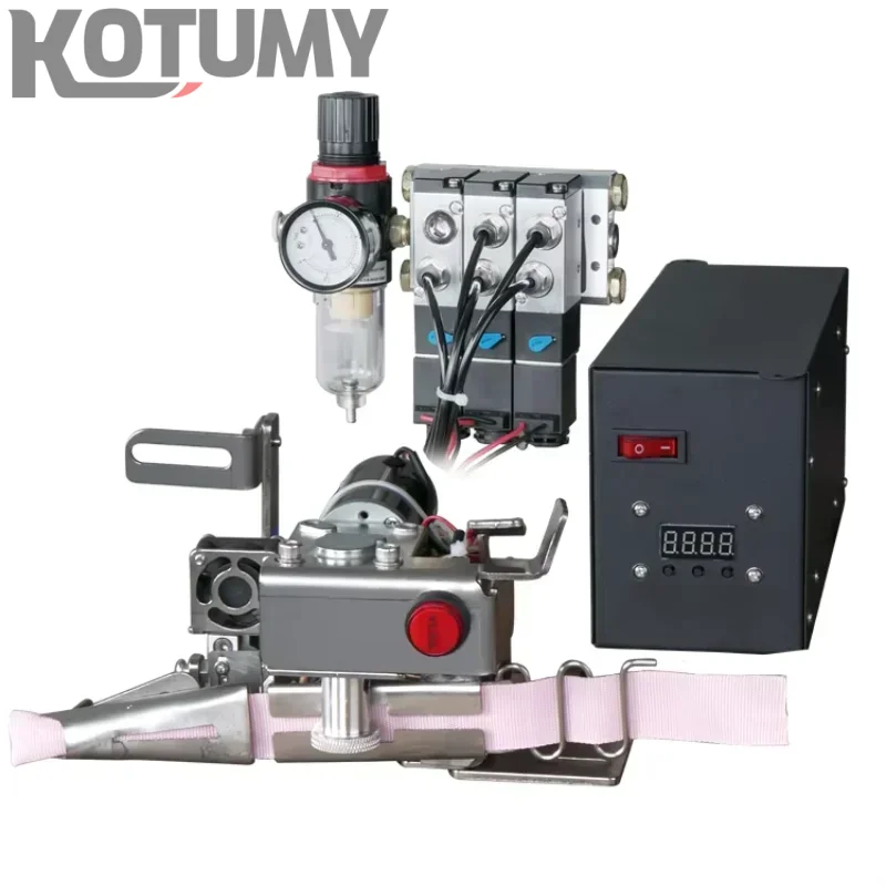

Industrial electric sewing machine automatic hot 20 mm edge binding folder webbing cutting function automatic locking stitch