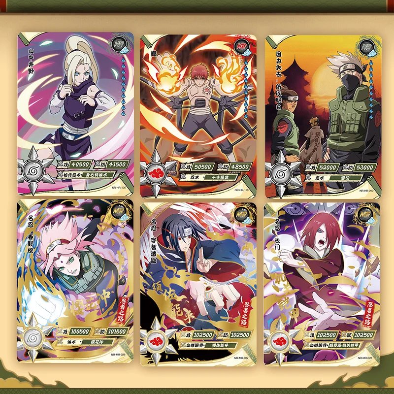KAYOU Naruto Card Box Children\'s Festival BCR Card Medal Naruto Collection Card Fight Chapter Card Pro Chapter Childrens Toy