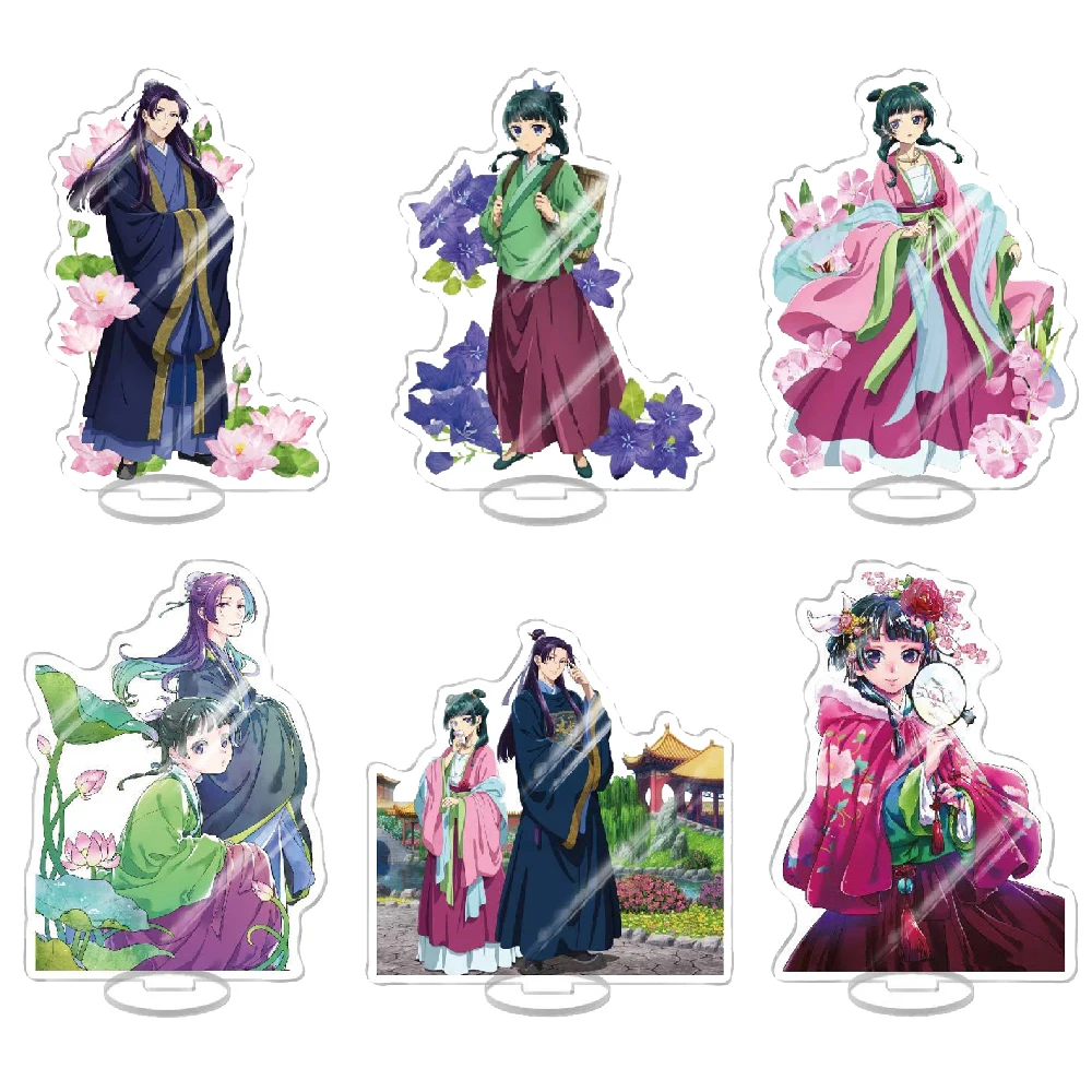 New Models The Apothecary Diaries Acrylic Stand 15cm Maomao Jinshi Gao Shun Anime Desk Display Room Decor Accessories for Friend