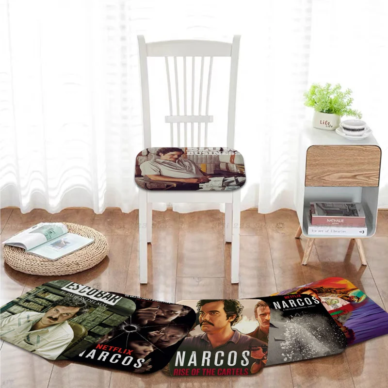 Narcos TV Series Pablo Escobar Cushion Mat Simplicity Multi-Color Dining Chair Decoration Seat For Office Desk Garden Cushions