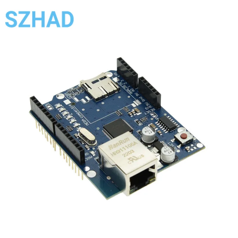 Shield Ethernet Shield W5100 R3  Mega 2560 1280 328 UNR R3 W5100 Development Board For Arduino