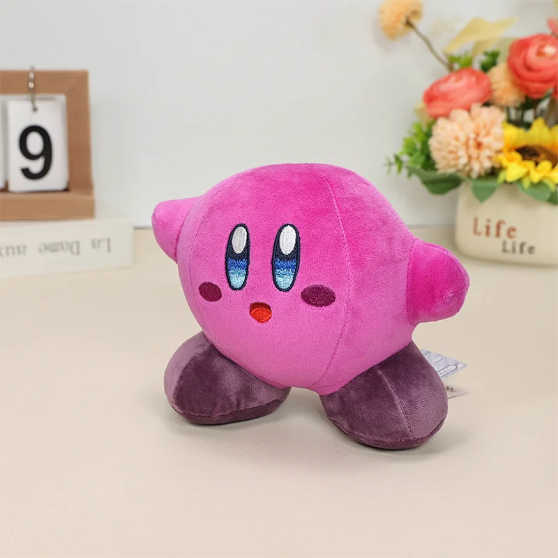 Kirby e a terra esquecida 6 "brinquedo de pelúcia cara roxa, jogo de interruptor Kirby's return to Dream Land DELUXE Yo-Yo animal de pelúcia Yo