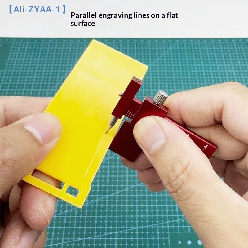 【ZYAA-1】Model Equidistant Scribing Ruler Parallel Scribers Create Contour Positioning Scale Auxiliary Ruler Tools