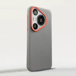Premium Leather Full Protective Case for Huawei Pura 70 Ultra Pura70 Pro Plus Alloy Independent Button Camera Protection Cover