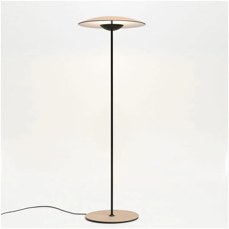 

Modern simple and fashionable sofa study floor lamp art living room bedroom hat floor lamp