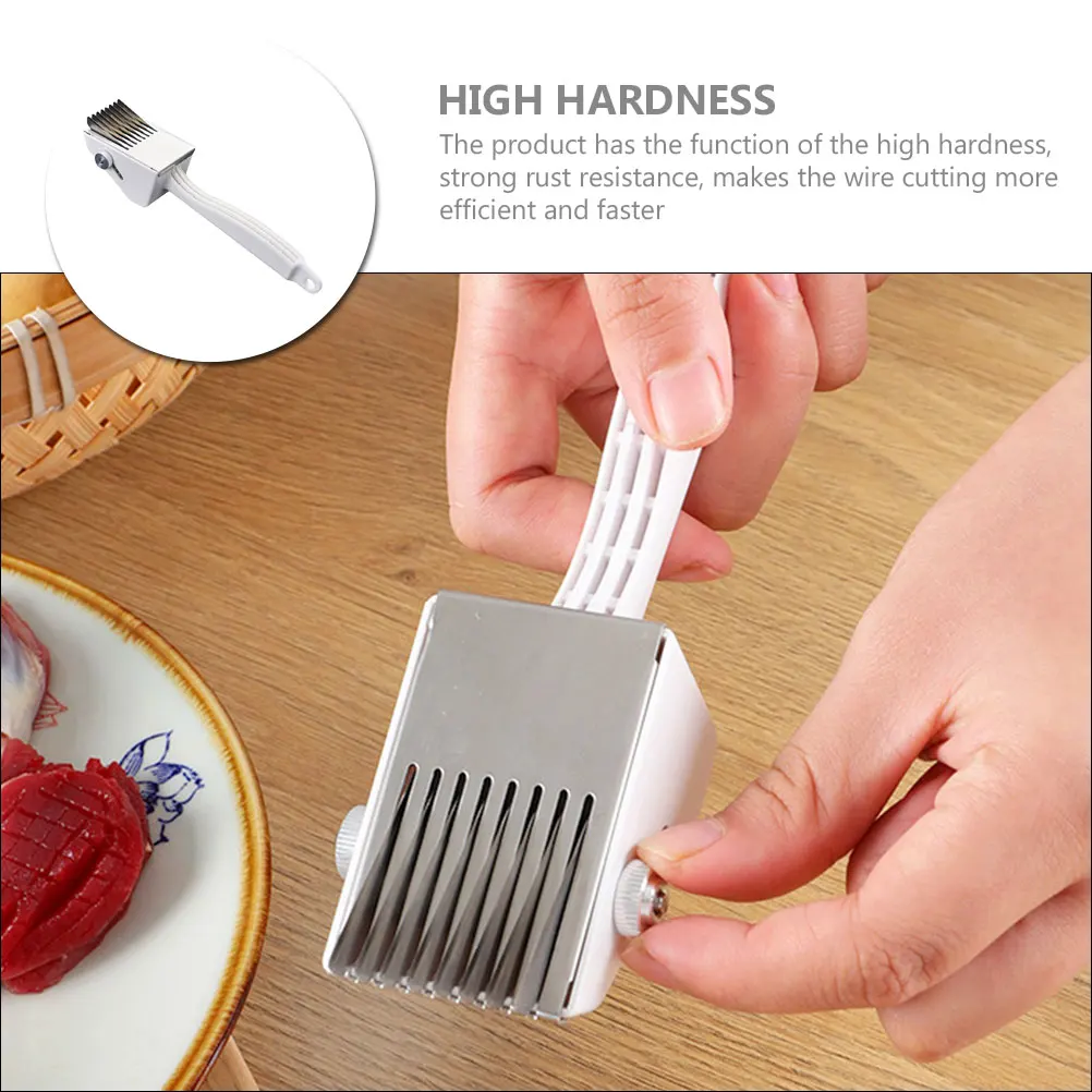

Squid Cutter Stainless Steel Abs Multi-Function Kitchen Gadget For Chicken Gizzard Cuttlefish Kidney Slicer Rust Resistant