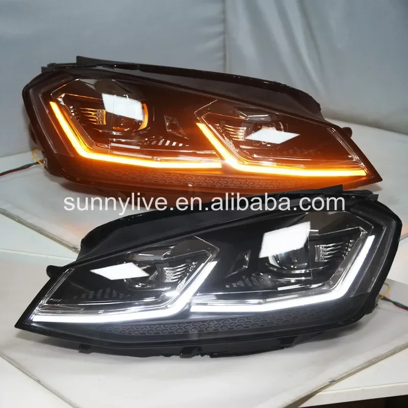 

AirowFor VOLKSWAGEN For Golf 7.5 Led Headlight LD For Golf 2018 LED Flowing Turning Light