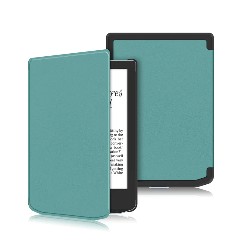 For Pocketbook Verse Pro Case 6 inch 629 634 PB629 PU Leather Hard PC Back Smart Cover for Pocketbook Verse / Verse Lite 6''