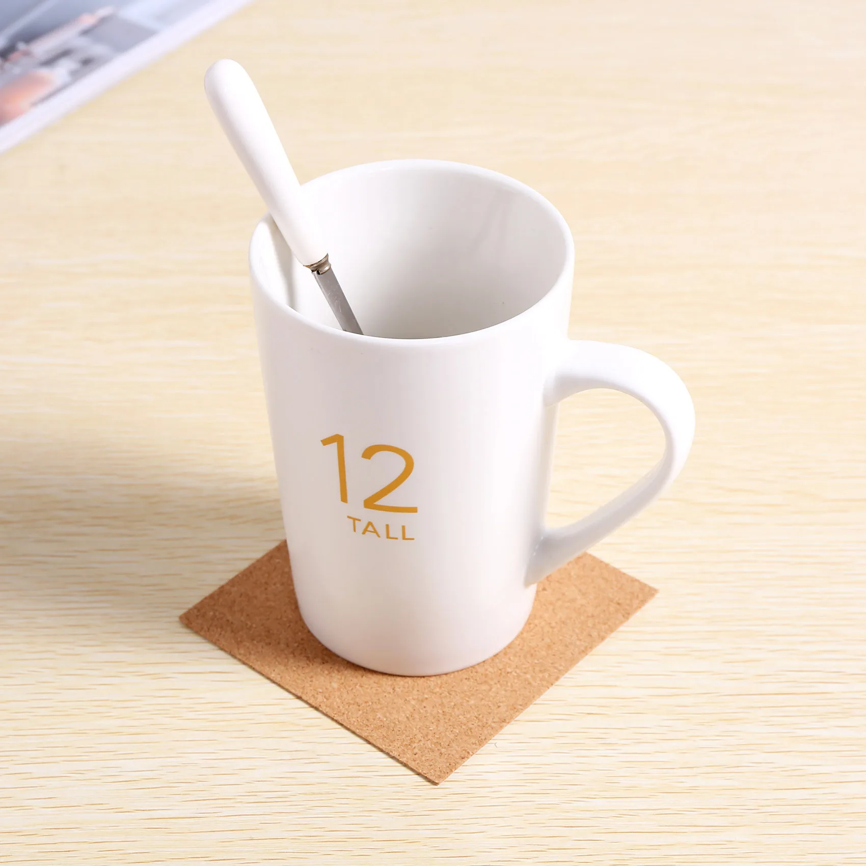 N98R Self-Adhesive Cork Coasters,Cork Mats Cork Backing Sheets for Coasters and DIY Crafts Supplies (40, Square)