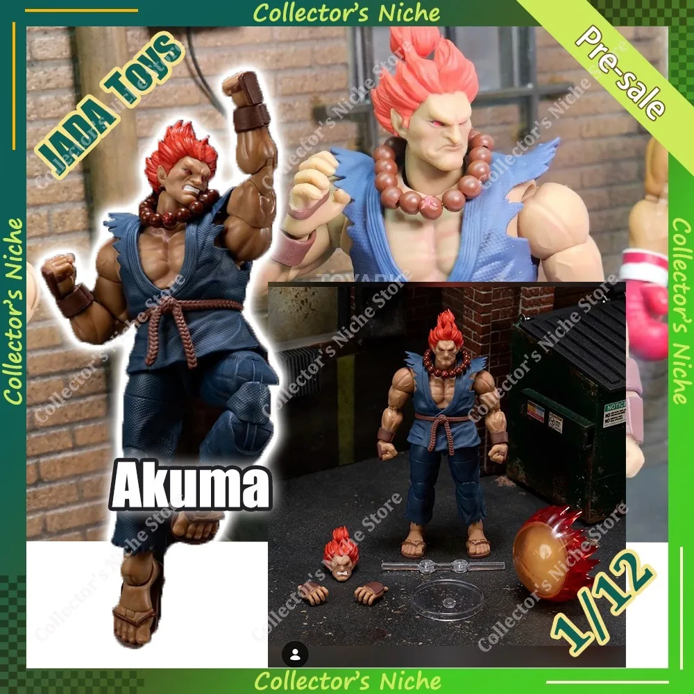 

100% оригинал JADA Toys Street Fighter Akuma 1/12, ограниченная серия, фигурка, боевая фигурка, коллекция для мальчиков, подарок, предварительная продажа