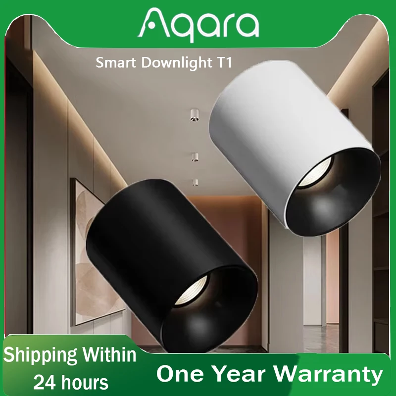 

Original Aqara Smart Downlight T1 Zigbee Dimming Round Light 10W Beam Angle 24 36 60Adaptive Lighting Anti-glare For Homekit APP