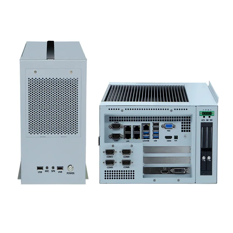 

Multi-serial network port industrial industrial computer silent and efficient fanless cooling industrial control host