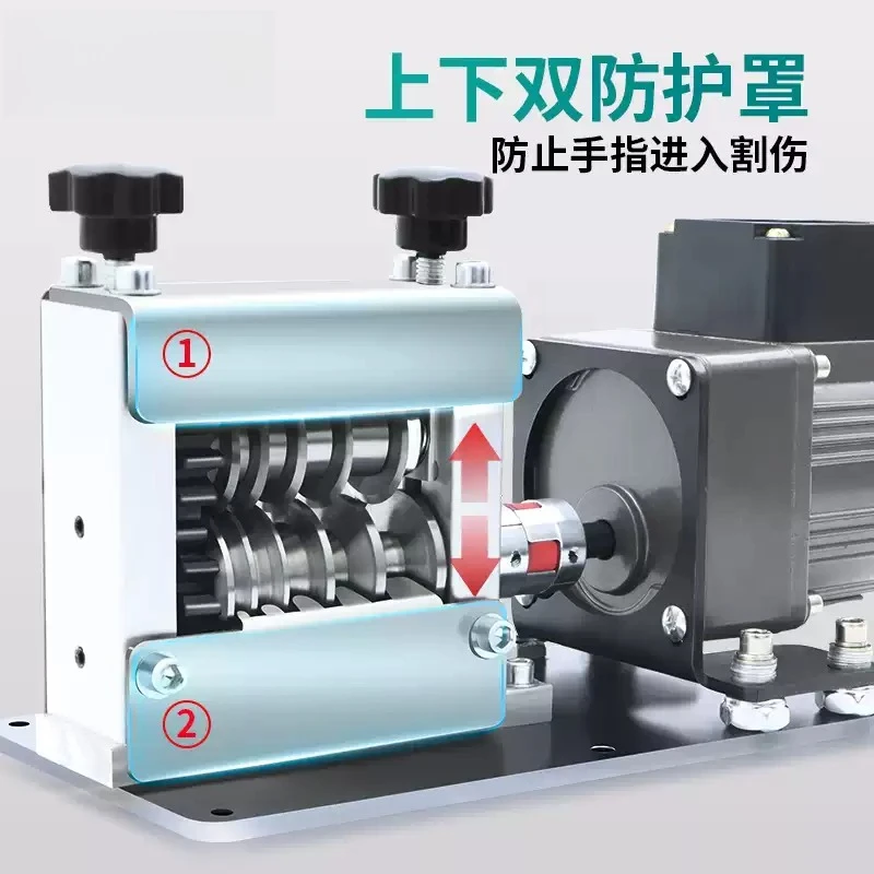 For Commercial Automatic Wire Stripping Machine Scrap Copper Cable Stripper with 6 Holes Efficient Recycling Tool