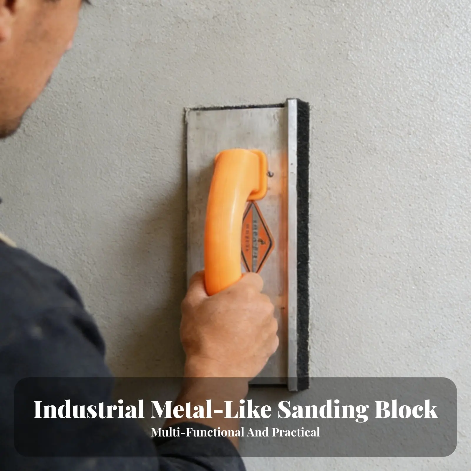 

Автоматический держатель для шлифовальных листов, долговечный ручной шлифовальный блок, алюминиевая шлифовальная пластина, универсальный ручной шлифовальный инструмент с креплением на липучке