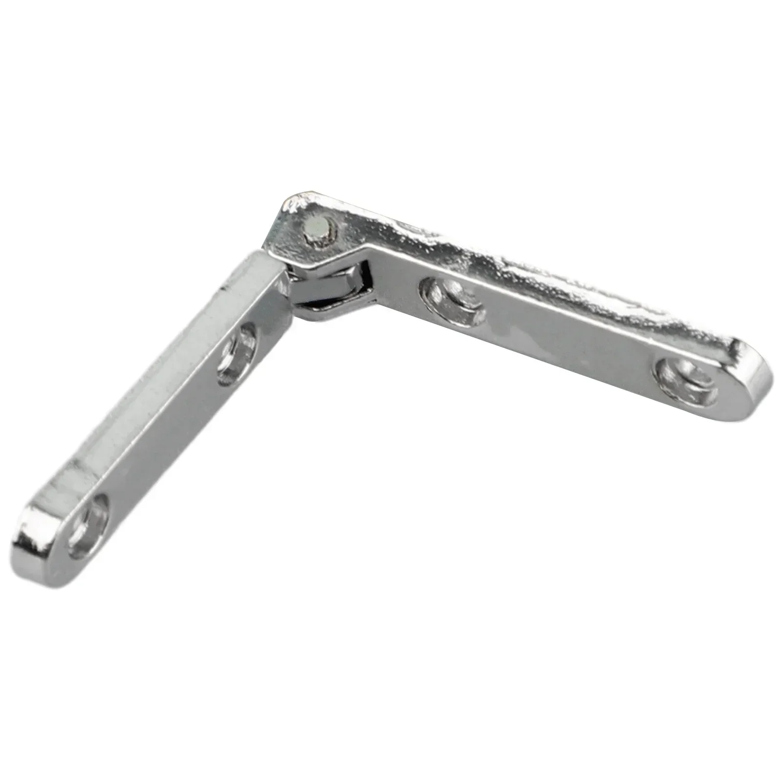 Furniture Spring Hinge Hardware Silver Support Hinge With 40 Pcs Screws Zinc Alloy 10 Pieces 30x30mm 90 Degree