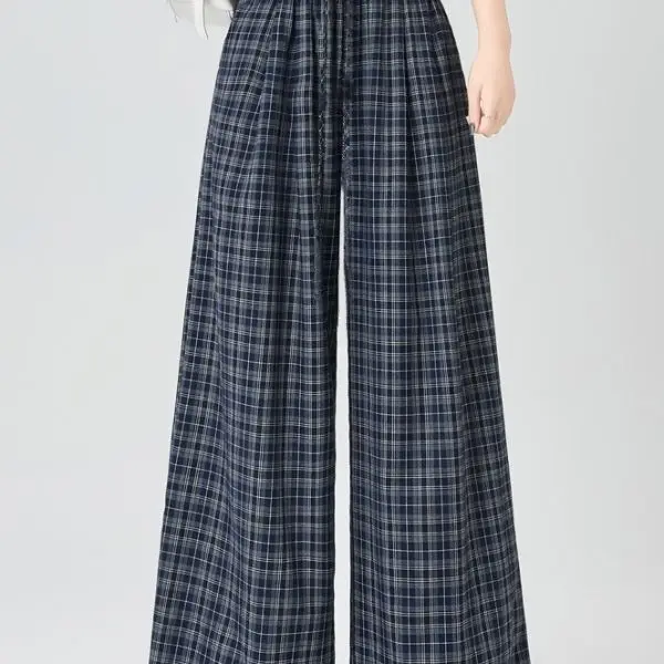 

Брюки женские корейские весенние из полиэстера тонкие прямые профессиональные нейтральные шикарные регулируемые текстурированные удобные сращенные городские пряные