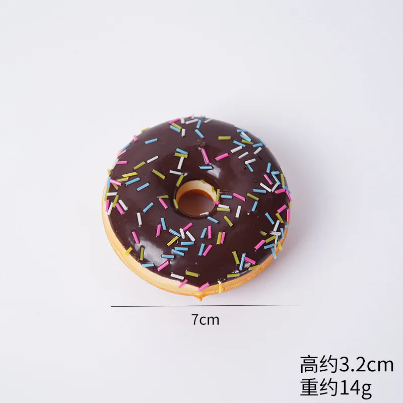  Simulation Donut Fake Cake Bread Model Dessert Baking Shop Display Props Ornament Baby Shower Wedding Party Dessert Decor
