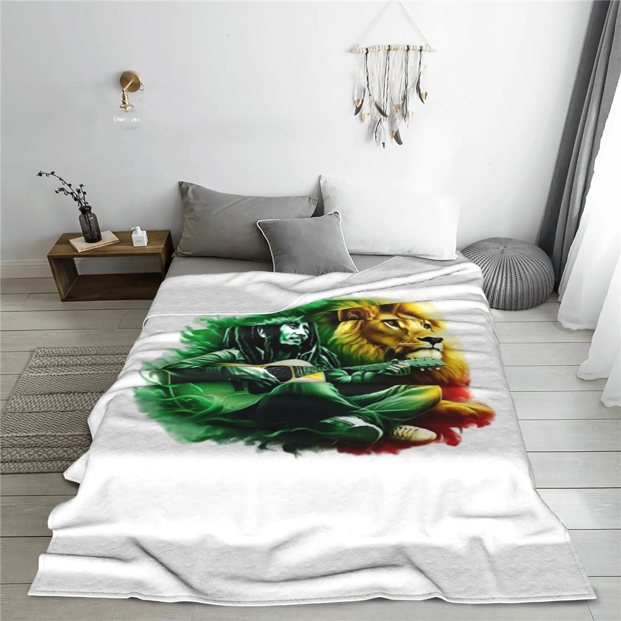 

Одеяло Bob Marley One Love, флисовое одеяло для дивана, супер мягкие одеяла для дома, спальни, дорожные пледы, покрывало, одеяло