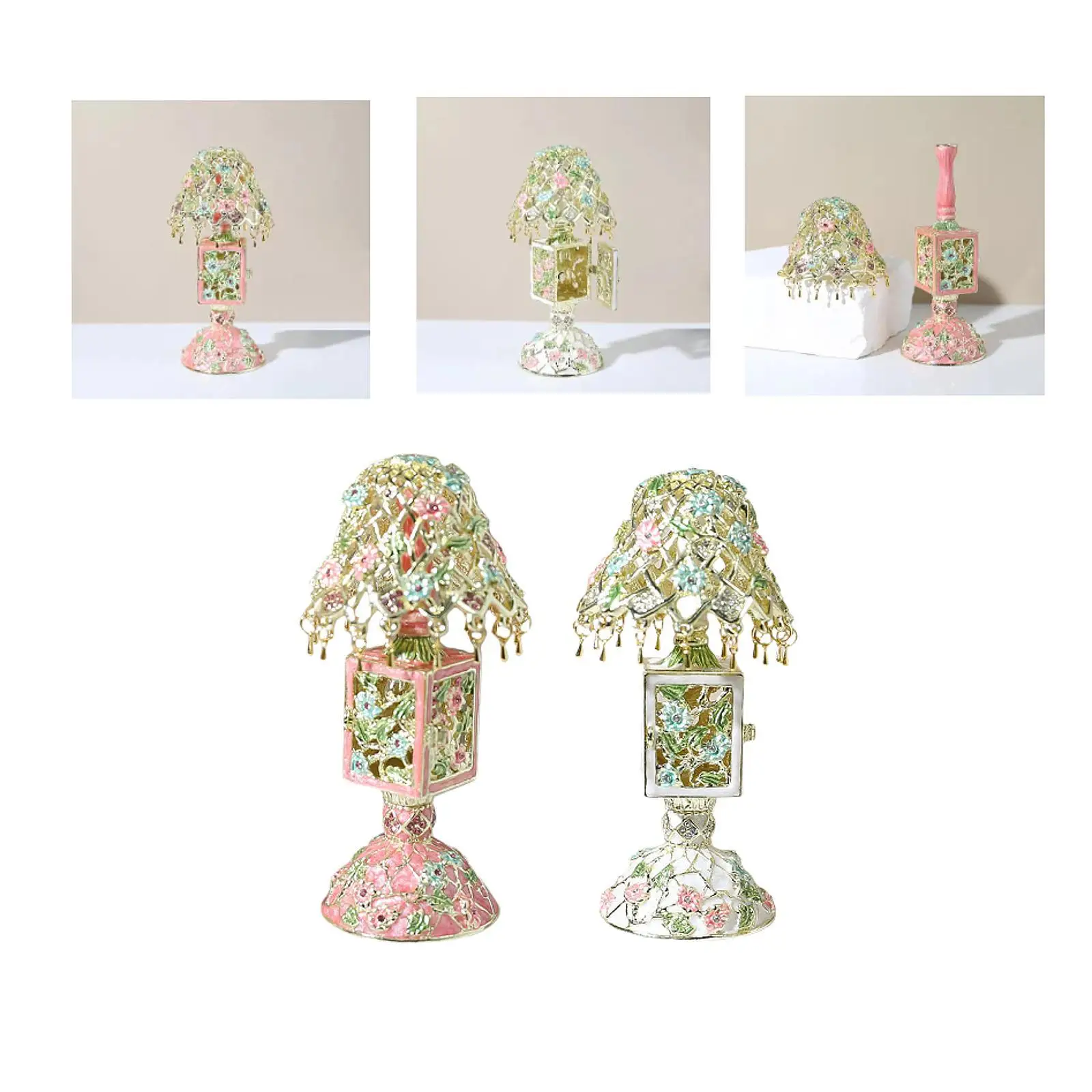 المينا حلية صندوق الجدول مصباح تصميم الحرفية زخرفة عرض حلية