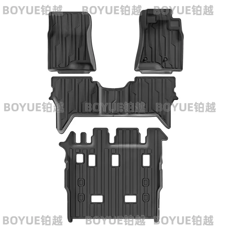 Custom Fit TPE Floor Mats for Mitsubishi Pajero Montero Sport 2011-2020 All Weather Waterproof Car Interior Liner Accessories