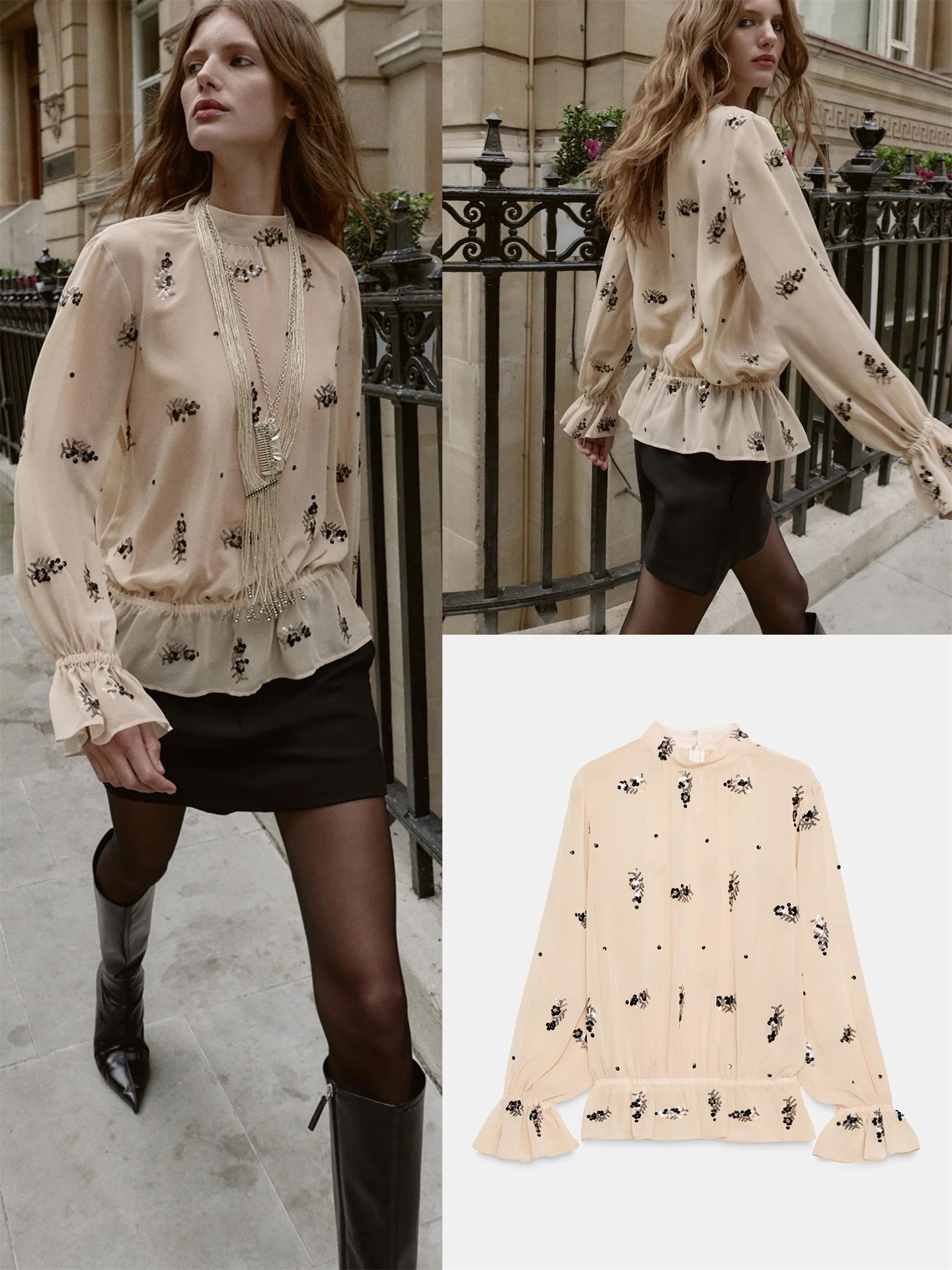 

Новое зимнее поступление, женское повседневное модное длинное све, воротник-стойка, бусина, полупрозрачный, свободного покроя, хлопок...