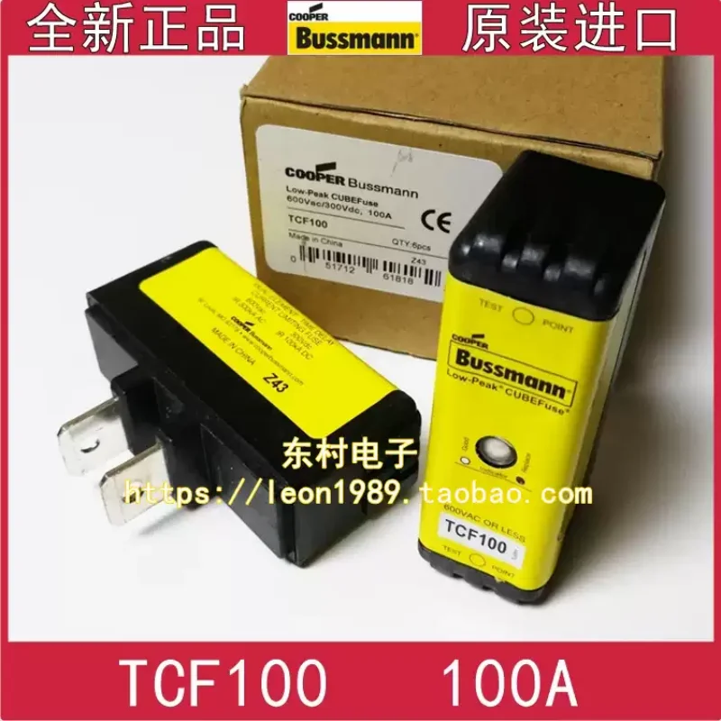 American Bussmann fuse Low peak fuse TCF100 TCF100RN 100A 600V