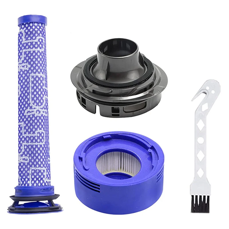 Rear Engine Cover + Filter + Pre-Filter Set Replacement for Dyson V7 V8 Vacuum Cleaner Vacuum Cleaner Accessories