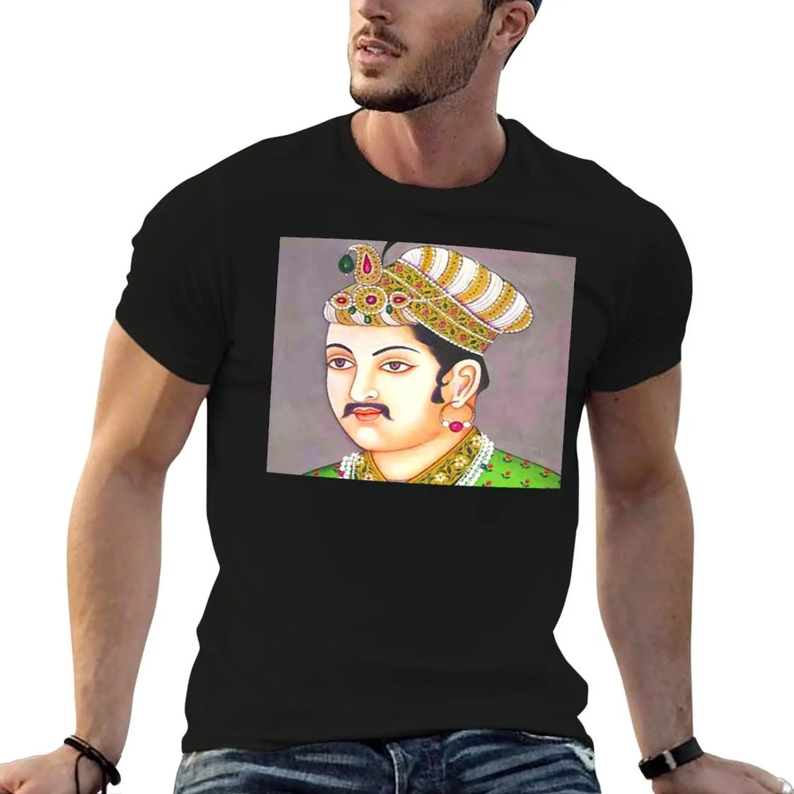

Akbar the Great T-Shirt man t shirt cotton man t shirts high quality luxury brand t shirts cotton 100% T-Shirt