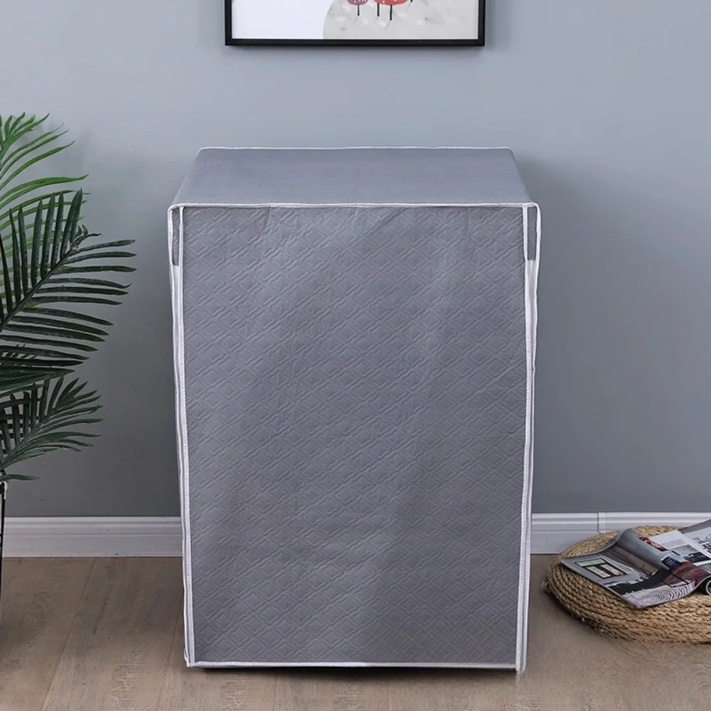 PEVA Material Washing Machine Cover Dust Proof Universal Fit Laundry Machine Protector Storage Friendly Dust Cover