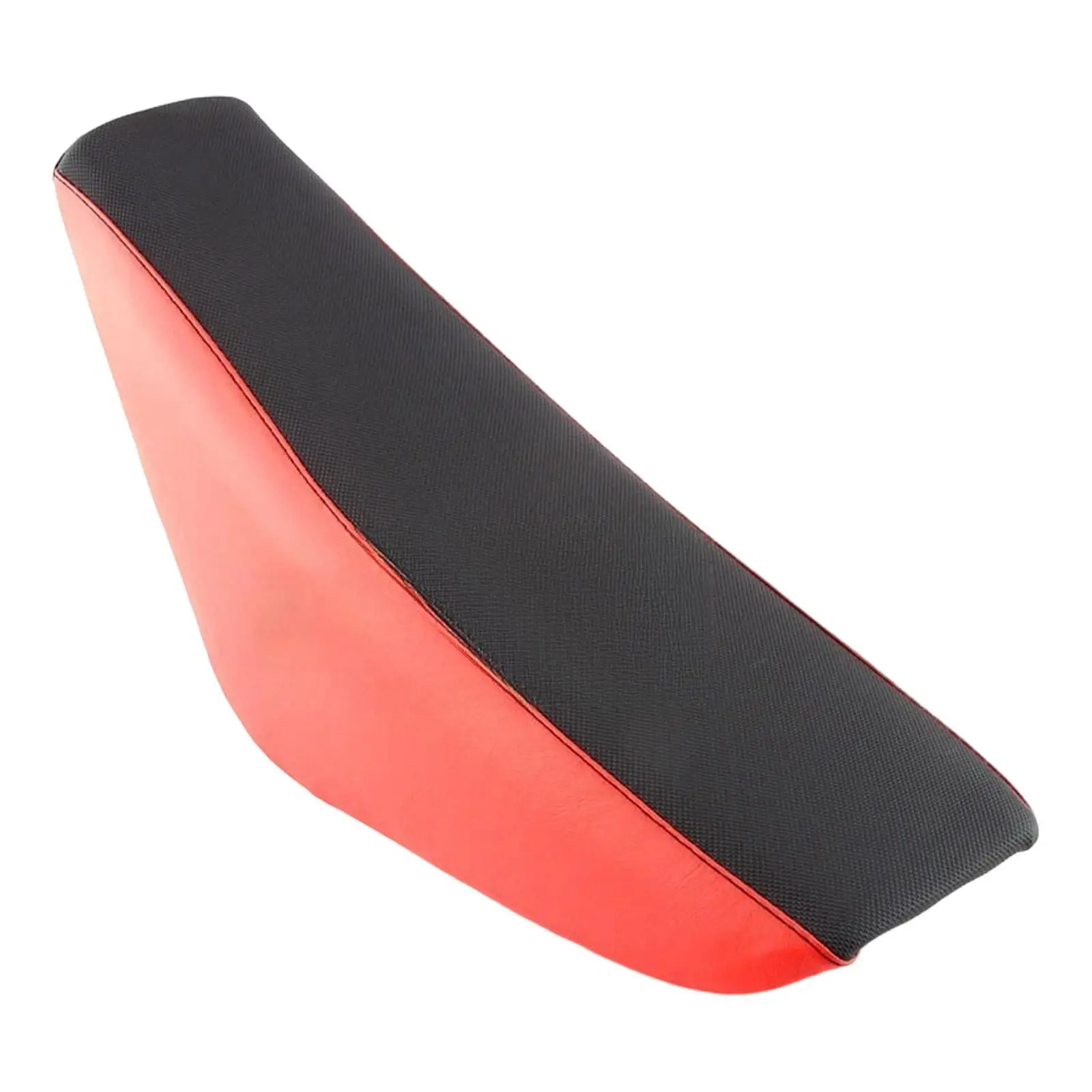 Tall Sponge Motorcycle Saddle Red Black Durable Replacement for CRF50 110cc 125cc 140cc Adult Off Road Bike