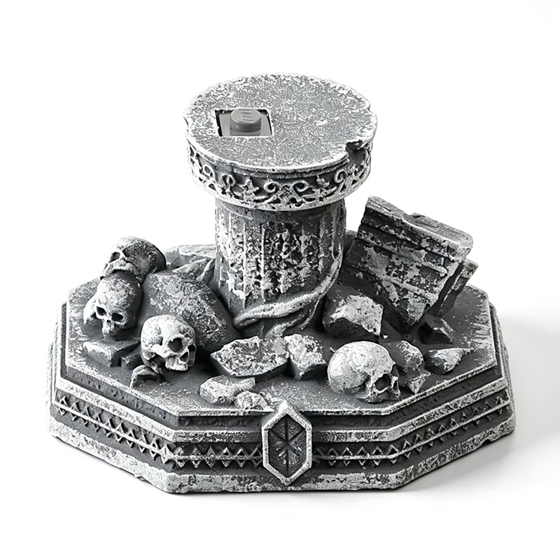 Accesorios para Figuras MOC, Soporte de Exhibición Oscuro, Modelo Ensamblado, Adorno, Juguete de Dibujos Animados, Regalo de Colección