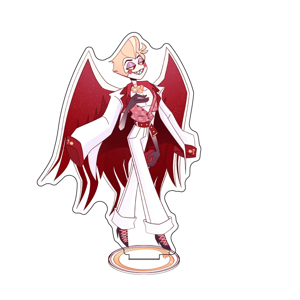 Anime Hazbin Hotel Figure Acrylic Stand Model Plate 1pc Alastor Desk Decor Standing Sign Game Fans Gift Ornaments Stand Model