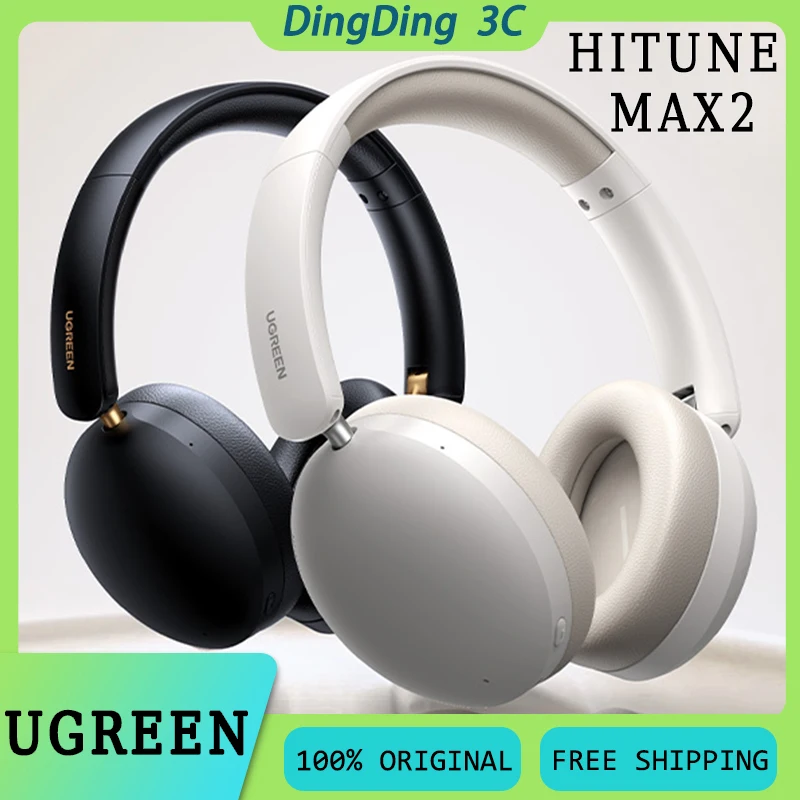 

UGREEN HiTune Max2 Беспроводные Bluetooth-наушники с шумоподавлением Пространственный стереозвук с длительным сроком службы батареи Музыкальная гарнитура на заказ