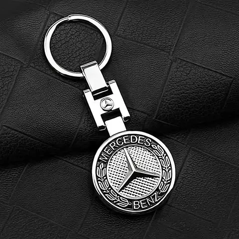 럭셔리 남자 여자 금속 열쇠 고리 패션 키 체인 열쇠 고리 홀더 메르세데스 벤츠 AMG W203 W206 W220 W205 W211 W212 W201 W210
