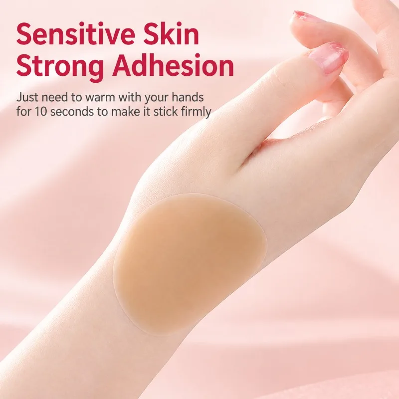 Thin Anti-protrusion Nipple Cover Temperature Sensing Invisible Silicone Solid Breast Pastel No Glue Self-adhesive Bust Pad