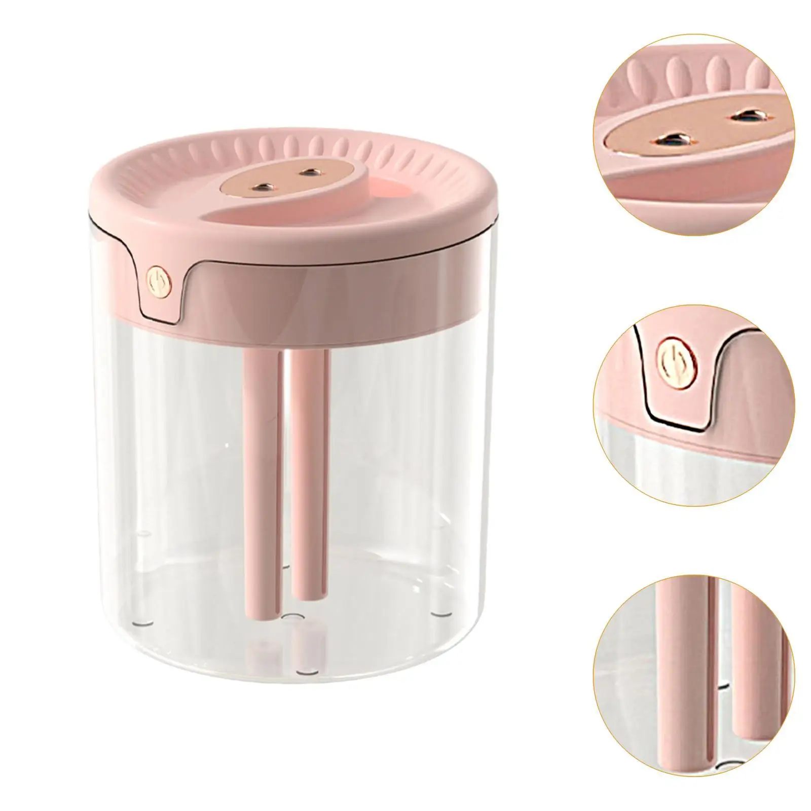 Персональный настольный увлажнитель воздуха USB Plug and Play с тонким выходом тумана и ночником для офиса, отеля, спальни, гостиной, общежития