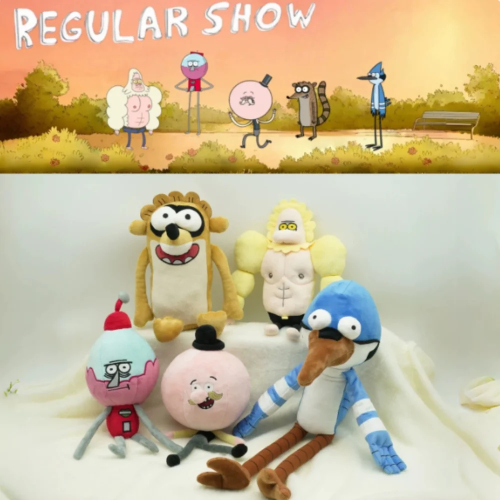 

В наличии: Плюшевая кукла Ригби из мультсериала Regular Show, аниме-атрибутика, игрушка, подарок на день рождения/Рождество