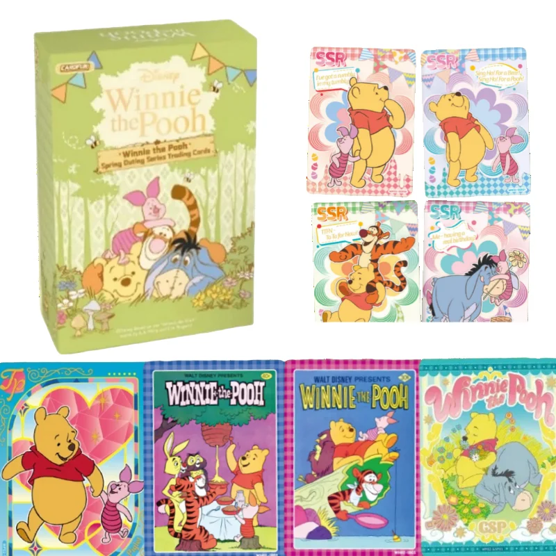 

Card.Fun Official Genuine Disney Pooh Bear Card Poop-poop Animation Cartoon Periphery Children's Toys Holiday Gifts