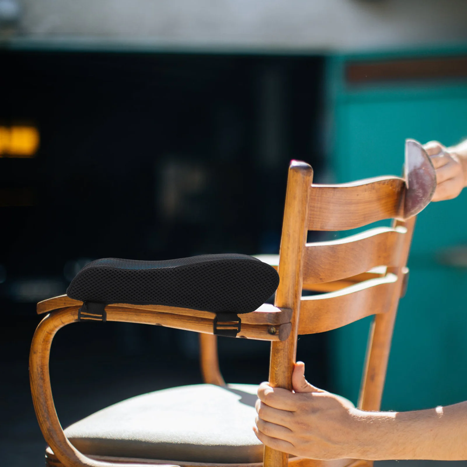 

Armrest Cushion Gaming Chair Memory Foam Pad Non Slip Cover High Density Sponge Breathable Comfortable Long Lasting Elbow