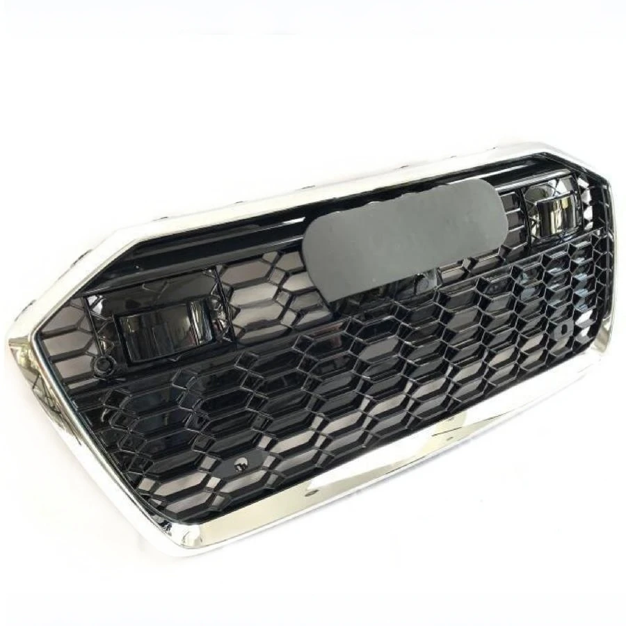 Suitable For Audi A6 / S6 C8 2019 2020 With ACC Car Front Bumper Grille Center Grille (RS6 Style Dedicated)