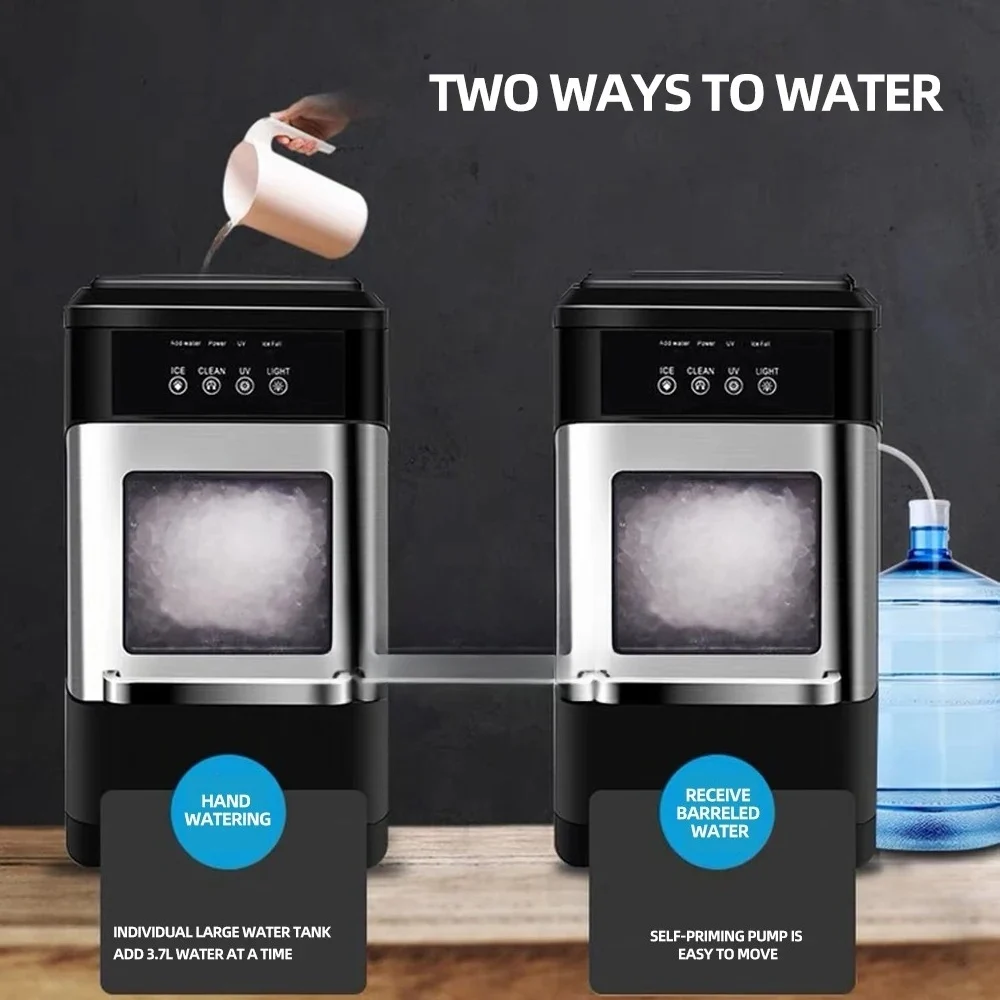 Máquina de gelo automática doméstica comercial irregular granular máquina de cubos de gelo cubitos hielo maquina de gelo HZB-30DN premium