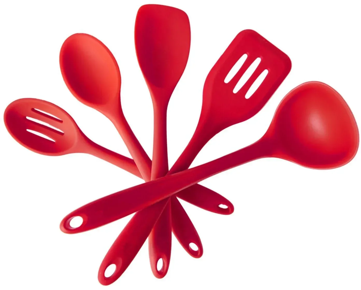 Silicone Kitchenware Non-stick Pot Set Kitchenware Silicone Cooking Set 5 Pieces of Kitchen Supplies