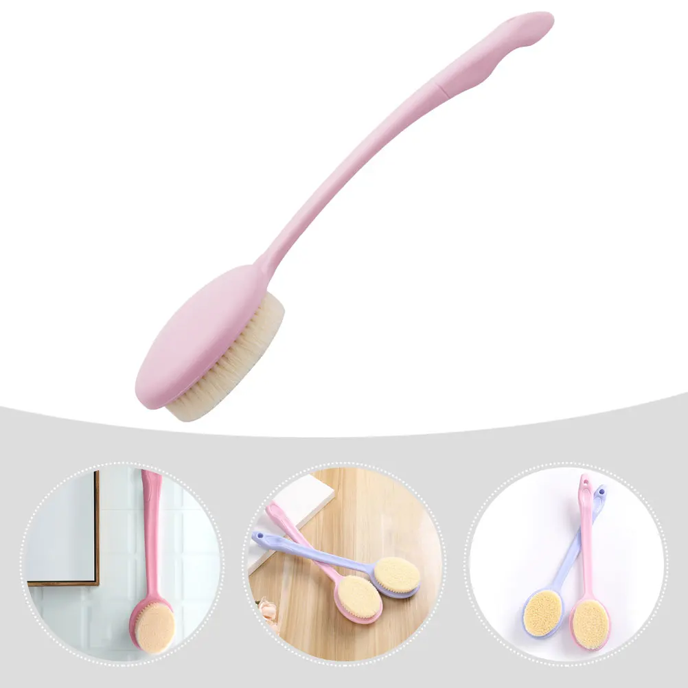 

Shower Brush Long Handle Back Scrubber Durable Body Bath Brush Exfoliating Cleaning Accessory Back Scrubber Body Bathing Tool
