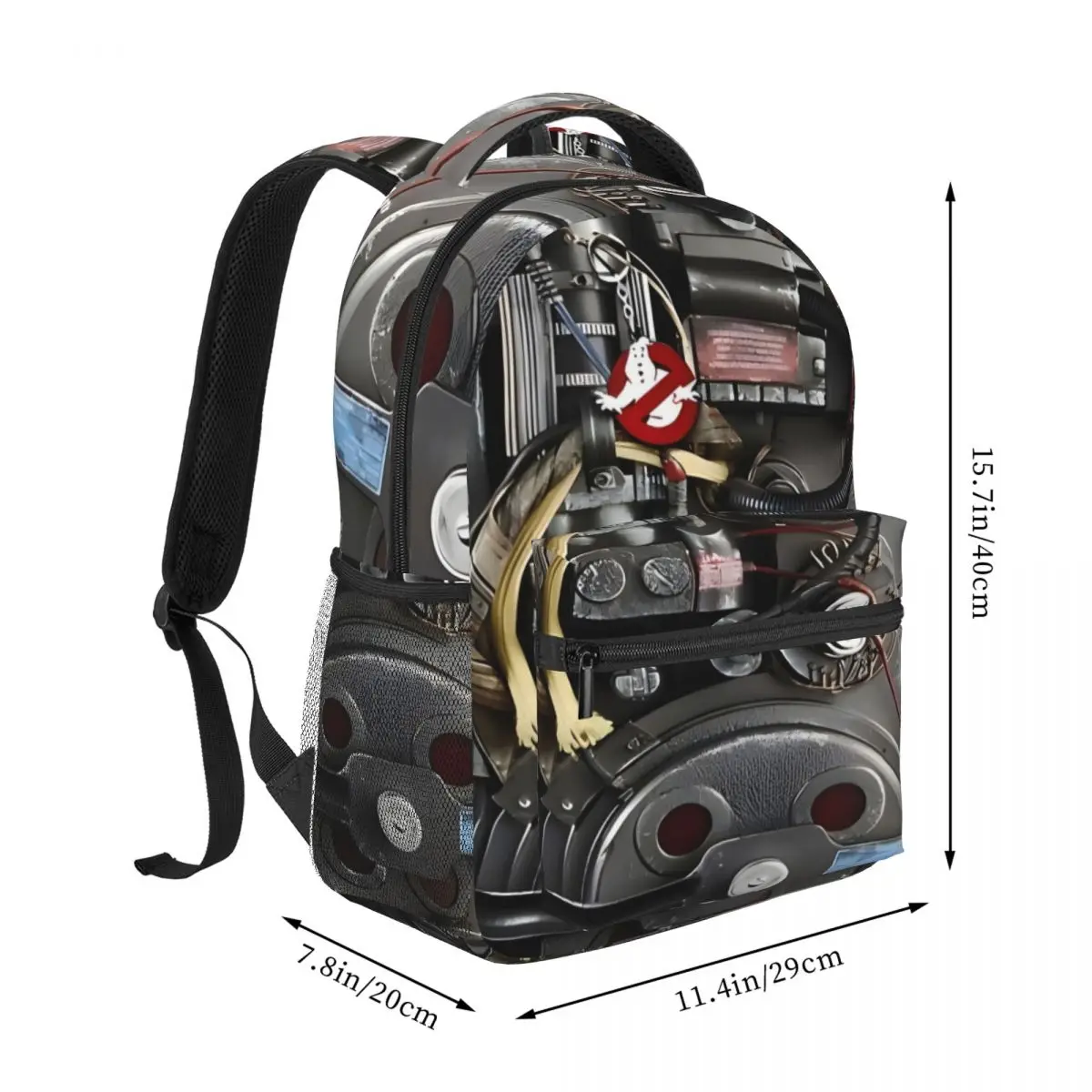 Ghostbuster Proton Pack Backpack Student Schoolbag for Men Women Laptop Canvas Bags