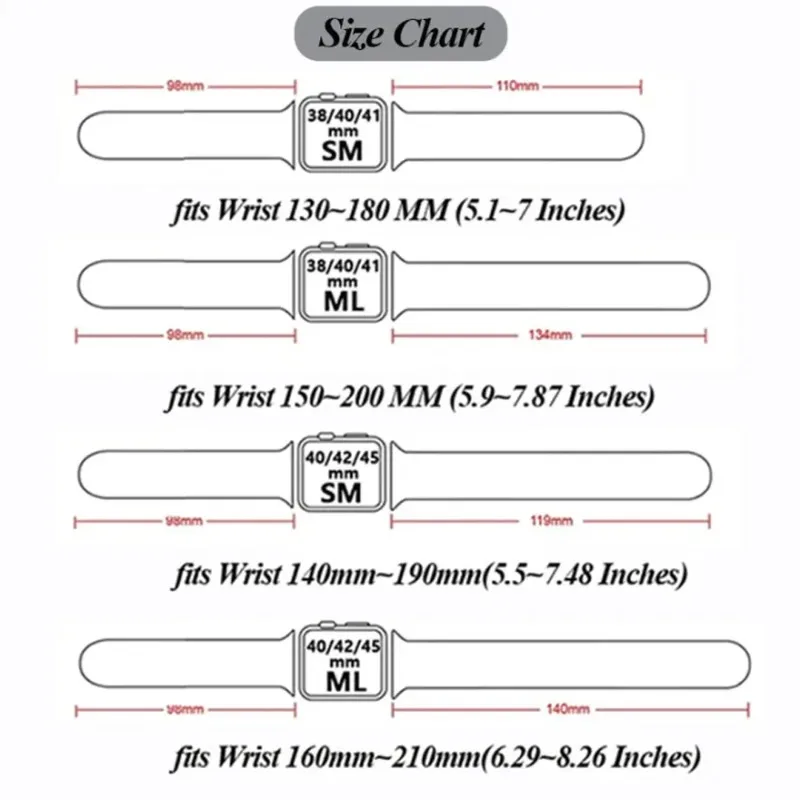 듀얼 컬러 스포츠 실리콘 시계줄, 통기성 디자인, 편안함, 퀵 릴리즈, 땀 방지, 애플 워치 밴드용
