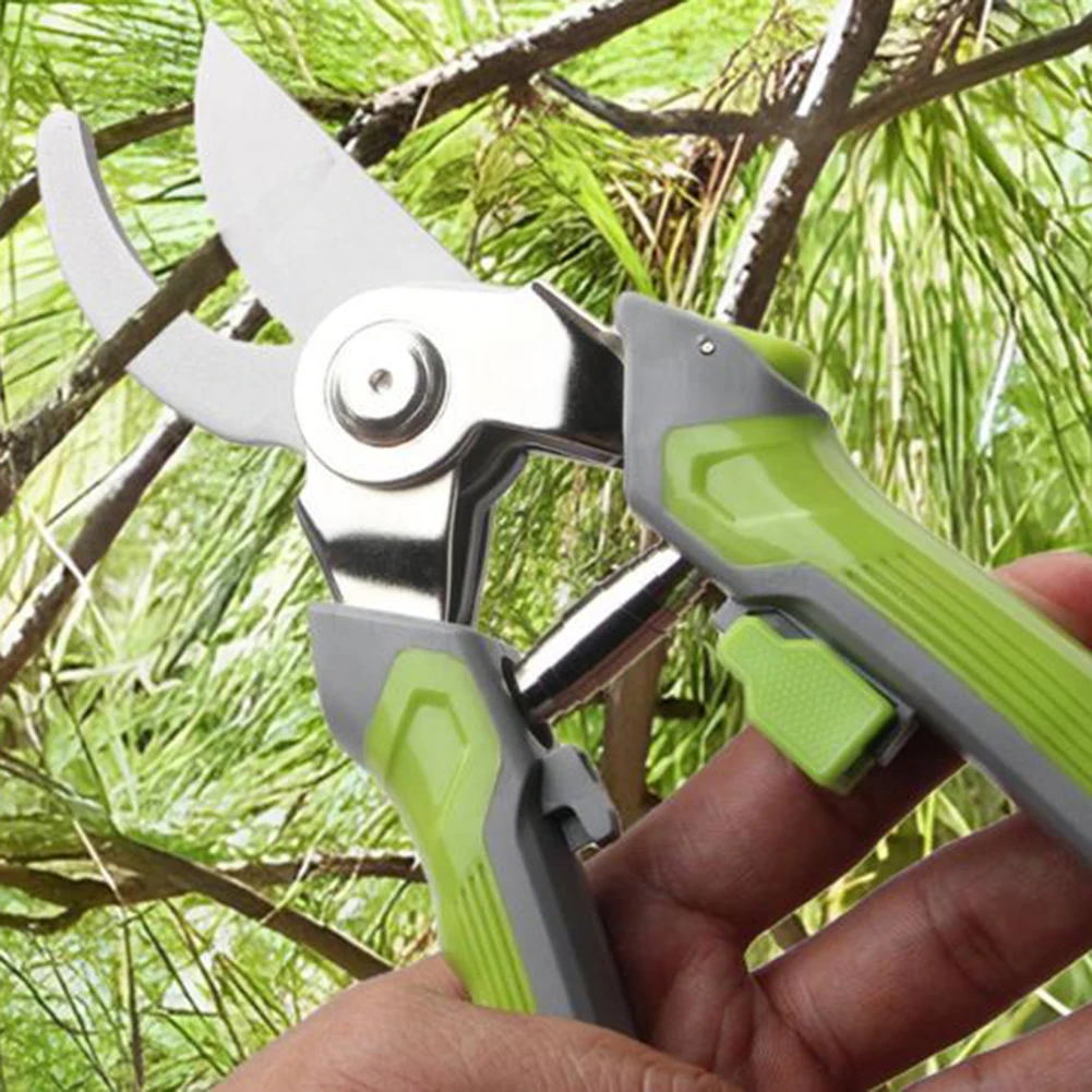 

1 шт. 4-в-1 профессиональные садовые ножницы для обрезки, многофункциональные сменные головки, садовые ножницы для горшков, газона, садовый инструмент